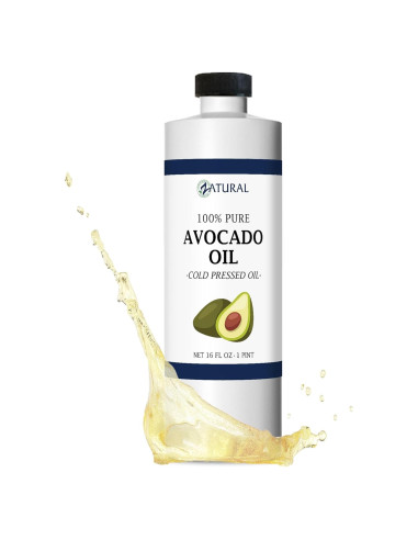 Aceite de Aguacate Zatural 100% Puro 473ml Prensado en Frío