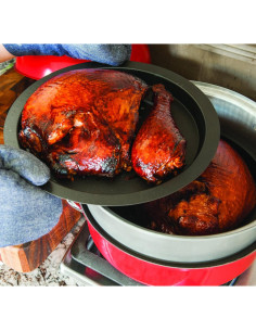 Kit de Extensión para Ahumador Kettle Nordic Ware 27.43 cm Plata 2