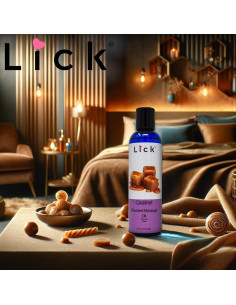Aceite de Masaje Lick Sabor Caramelo 118 ml - Hidratante Natural 2