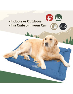 Cama de Viaje para Perros Coleman 91x61cm Plegable Azul 2