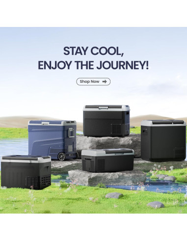 Refrigerador Portátil EKOJUCE 30L 12V/24V Control APP