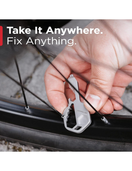 Multiherramienta KeySmart AllTul Ghost 16-en-1 Acero Inoxidable