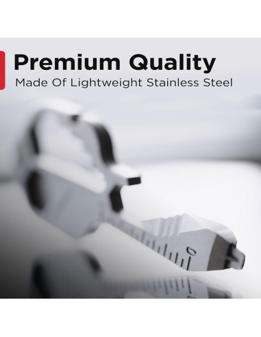 Multiherramienta KeySmart AllTul Ghost 16-en-1 Acero Inoxidable