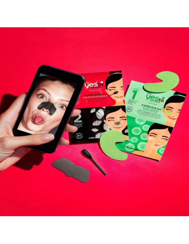 Kit de Nariz de Dos Pasos Sí a los Tomates - Limpiador Facial Natural