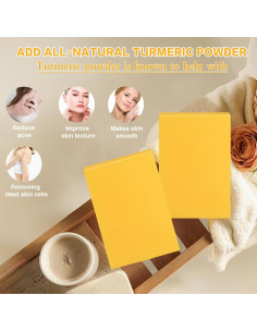 Set de Jabón de Cúrcuma y Crema para Ojos Joanssore 100% Natural 2