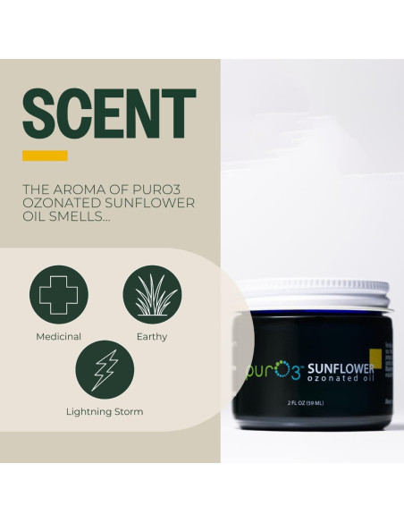 Aceite Ozonizado de Girasol PurO3 - Cuidado de la Piel 2x28.35g