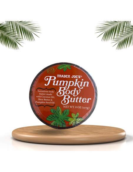Manteca Corporal de Calabaza Trader Joe's - 2 Frascos 226g