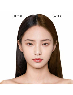 Champú para Teñir Cabello Castaño Claro Onilyua 500ml 3 en 1 2