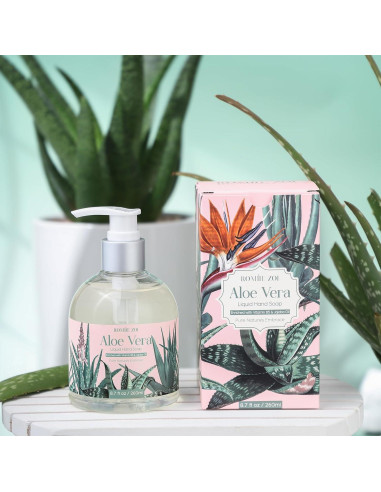 Jabón Líquido de Manos Romiie Zoi Aloe Vera 260ml Pack 3
