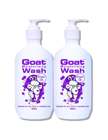 Duo Pack Gel de Ducha Hidratante Goat 500 ml - Leche de Cabra y Aceite de Argán