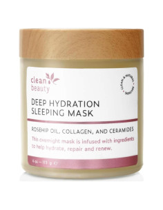 Mascarilla Facial Nocturna Clean Beauty con Rosa Mosqueta 113g