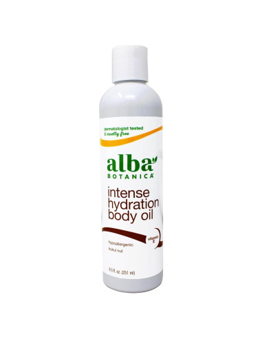 Aceite Corporal Hidratante Alba Botanica 250 ml Nuez Kukui
