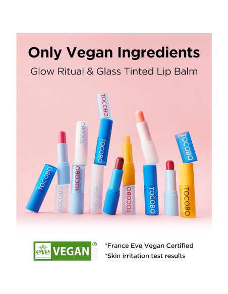Bálsamo Labial Vegano TOCOBO 011 Cereza Flush 19 g