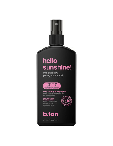 Aceite Bronceador SPF 7 b.tan 236.6 ml - Spray Seco Hidratante