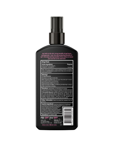 Aceite Bronceador SPF 7 b.tan 236.6 ml - Spray Seco Hidratante