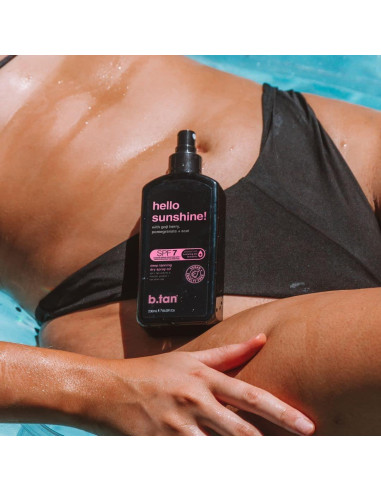 Aceite Bronceador SPF 7 b.tan 236.6 ml - Spray Seco Hidratante