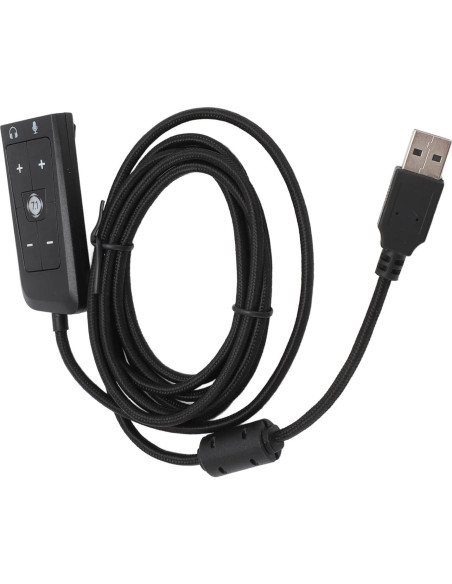 Adaptador de Audio USB a Jack 3.5mm Dpofirs 2m