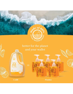 Jabón Líquido Hidratante ZYFE 1.81L Citrus Bask con Vitaminas 2