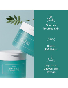 Almohadillas Exfoliantes Calmantes Soy de Licorice 200ml 2