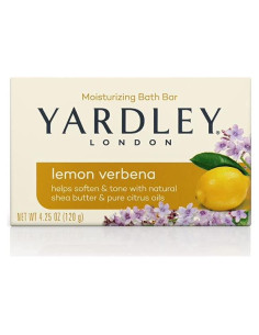 Barra Hidratante Limón Verbena Yardley 120 g - Paquete de 20