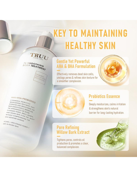 Tratamiento Corporal Suavizante TRUU - Exfoliación Avanzada 121.9 ml