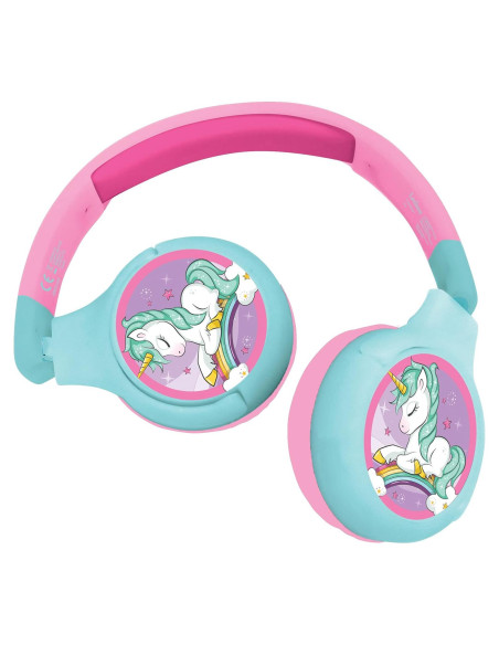 Auriculares Bluetooth Lexibook Unicorn 2-en-1 para Niños
