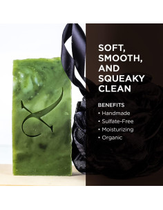 Jabón de Barra Natural Xotics Menta y Espirulina 170g 2