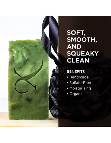 Jabón de Barra Natural Xotics Menta y Espirulina 170g