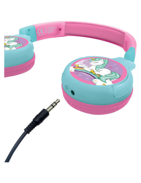 Auriculares Bluetooth Lexibook Unicorn 2-en-1 para Niños