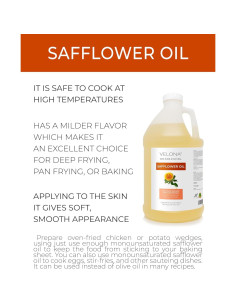 Aceite de Cártamo Velona 3.2L 100% Puro y Natural Refinado 2