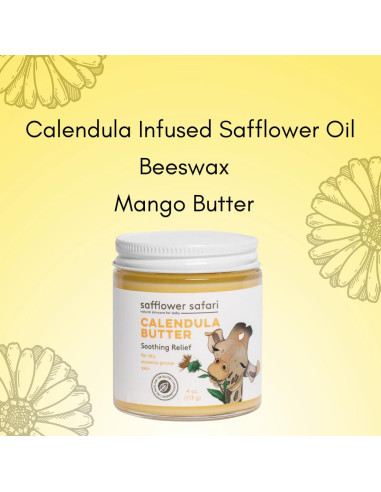 Mantequilla de Caléndula Safflower Safari 226g - Hipoalergénica