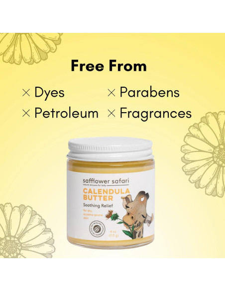 Mantequilla de Caléndula Safflower Safari 226g - Hipoalergénica