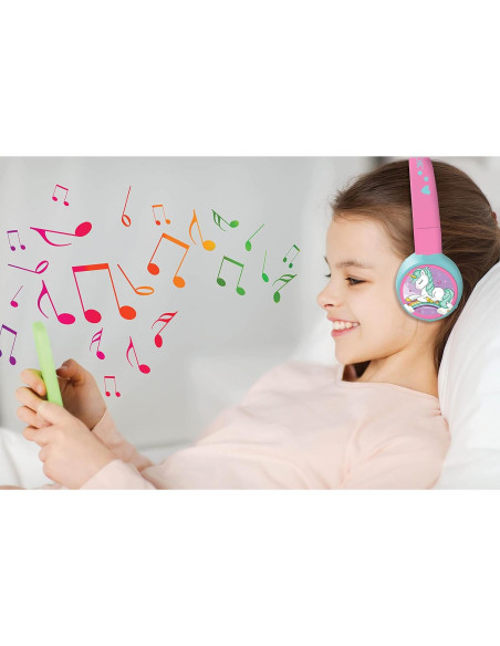 Auriculares Bluetooth Lexibook Unicorn 2-en-1 para Niños