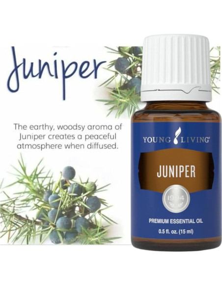 Aceite Esencial de Enebro Young Living 15ml - Aroma Dulce y Amaderado