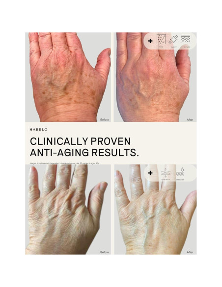 Suero Activador para Manos Habelo 45 ml - Antienvejecimiento Vegano
