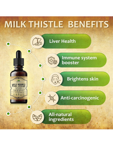 Extracto de Cardo Mariano HERBALICIOUS 59 ml - Suplemento Hepático