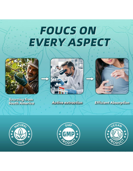 Cápsulas de Graviola Soursop iMATCHME 90 Unidades Antioxidante