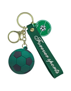 Llavero de Fútbol Balón Verde Unisex para Regalo
