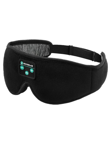 Máscara para dormir Bluetooth Boodlab con auriculares HD 3D