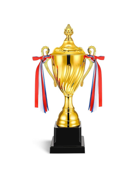 Copa Trofeo Grande Inbagi 35 cm Dorado para Eventos