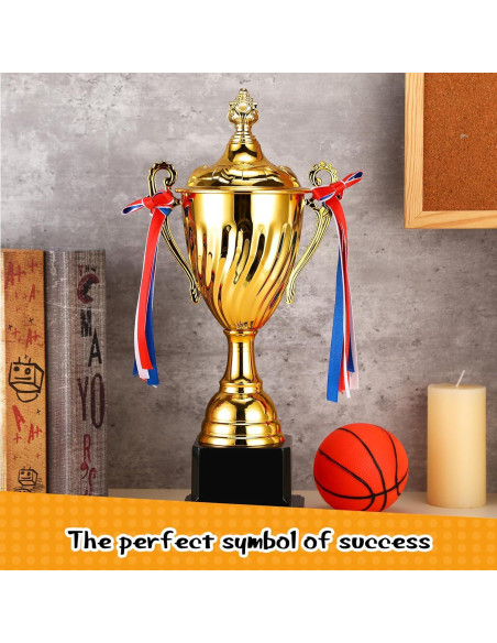 Copa Trofeo Grande Inbagi 35 cm Dorado para Eventos