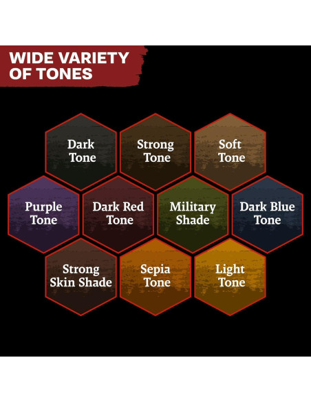 Conjunto de Pinturas Acrílicas Washes Fanatic The Army Painter 10x18ml