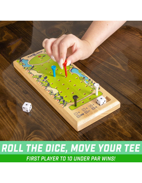 Juego de Mesa GoSports Par 4 Dice - Diversión para 2-4 Jugadores