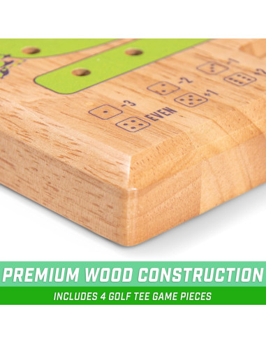 Juego de Mesa GoSports Par 4 Dice - Diversión para 2-4 Jugadores