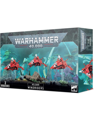 Miniatura Aeldari Windriders Warhammer 40K - Jetbikes 72 Piezas
