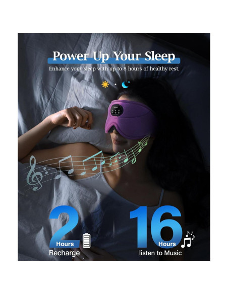 Auriculares Bluetooth para dormir ZHENYEMEI con ruido blanco