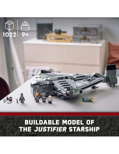 LEGO Star Wars The Justifier 75323, Nave Espacial 1022 Piezas