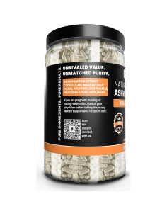 Cápsulas de Ashwagandha Puras Ingredientes Orgánicos 730 Unidades 2