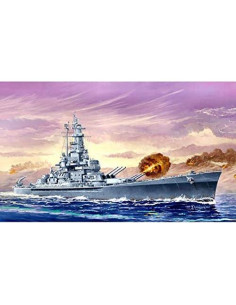 Kit de Modelo Acorazado Trumpeter USS Massachusetts 1/700 2