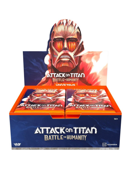 Juego de Cartas Coleccionables UniVersus Ataque de los Titanes - 24 Paquetes de Refuerzo